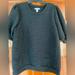 Nine West Tops | Black Size L Nine West Short Sleeve Sweatshirt | Color: Black | Size: L