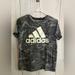Adidas Shirts & Tops | Boys Adidas Black And Gray Wave Tee | Color: Black/Gray | Size: Boys 14-16 (L)