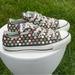 Converse Shoes | Converse Shoes Womens 6 Mens 4 All Star Brown Polka Dot Low Top Chucks Unisex | Color: Brown/Pink | Size: 6