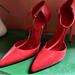 Gucci Shoes | Gucci Chili Red Stilettos - Rare Find! D’orsay Style | Color: Red | Size: 38.5