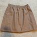 J. Crew Skirts | Jcrew Brown Elastic Waist Pull On Skirt - Size 8 | Color: Tan | Size: 8