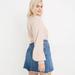 Madewell Skirts | Madewell Ridge Denim A Line Mini Skirt Denim Skirt Jean Skirt Size 25 Light Wash | Color: Blue | Size: 2