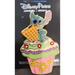 Disney Jewelry | Disney Trading Pin Stitch Cupcake Dlp Disneyland Paris France Alien 626 000 | Color: Red | Size: Os