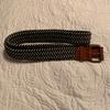 J. Crew Accessories | J.Crew Braided-Leather Rope Belt | Color: Black/White | Size: Os