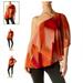 Jessica Simpson Tops | Jessica Simpson Beautiful Flowy One Shoulder Top In Orange Purple Accents L Nwot | Color: Orange/Red | Size: L