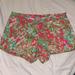 Lilly Pulitzer Shorts | Lilly Pulitzer Shorts Size 2 | Color: Green/Pink | Size: 2