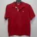 Burberry Shirts | Burberry Brit Men’s Red Embossed Logo Short Sleeve Polo Shirt / Size Lg | Color: Red | Size: L
