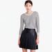 J. Crew Sweaters | J. Crew Black And Gray Jacquard Polka Dot Merino Wool Tippi Sweater | Color: Black/Gray | Size: S