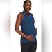 Adidas Tops | Adidas Women’s Maternity Tank Crew Navy Aeroready Sz Xs Nwt | Color: Blue | Size: Xs