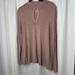 American Eagle Outfitters Tops | American Eagle Outfitters Soft & Sexy Keyhole Long Sleeve Shirt | Color: Tan | Size: M