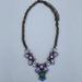 J. Crew Jewelry | J.Crew Antiqued Bronze Purple & Blue Crystal Stone Statement Necklace | Color: Brown/Gold | Size: About 22”