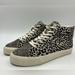 Madewell Shoes | Madewell High-Top Sneakers In Spot Mix Suede Calf Hair Women Size 9.5 | Color: Black/White | Size: 9.5