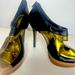 Jessica Simpson Shoes | Jessica Simpson Gold Black High Heels | Color: Black/Gold | Size: 9