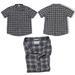 Columbia Shirts | Columbia Men's L Short Sleeve Pearl Snap Gray Plaid Western Rockabilly Shirt Euc | Color: Gray | Size: L