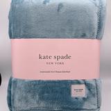 Kate Spade Bedding | Kate Spade Oversized Twin Blanket Blue | Color: Blue | Size: Twin