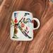 Anthropologie Dining | Anthropologie Starla Halfmann Floral Monogram “K” Coffee Mug | Color: Blue/Red | Size: Os