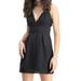 Free People Dresses | Free People Womens We Go Together Bodycon Fit & Flare Mini Dress | Color: Black | Size: 12