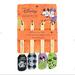 Disney Kitchen | Disney Mickey And Minnie Mouse 4pc Mini Halloween Spatula Set | Color: Green/Purple | Size: Os