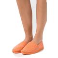 Coach Shoes | Coach Carley Leather Espadrilles Loafer Slip On Style C6763 Tangerine Sz 11 | Color: Orange | Size: 11