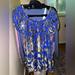 Free People Dresses | Free People Beautiful Blooms Blue Floral Mini Dress Sz S Nwot | Color: Blue/Purple | Size: S