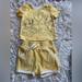 Disney Matching Sets | Disney Brand Baby Shorts Set Size 12m | Color: Yellow | Size: 12mb