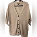 American Eagle Outfitters Sweaters | American Eagle Outfitters Oatmeal Button Down Cardigan Sweater Xs | Color: Cream/Tan | Size: Xs