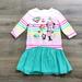 Disney Dresses | Girls Disney Minnie Mouse Dress | Color: Green/White | Size: 7g