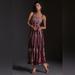 Anthropologie Dresses | Beautiful Embroidered Maxi Anthropologie Dress Perfect For The Holidays | Color: Red | Size: 14