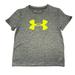 Under Armour Shirts & Tops | Boys/Girls Under Armour Gray Short Sleeve Logo T-Shirt | Color: Gray/Yellow | Size: Unisex Boy Girl 7