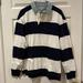 J. Crew Shirts | J. Crew Navy/White Striped Rugby Shirt | Color: Blue/White | Size: M