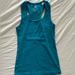 Adidas Tops | Adidas Blue Ribbed Tank Top Racer Back Size M | Color: Blue | Size: M