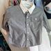 Burberry Shirts & Tops | Burberry Baby Shirt | Color: Gray/White | Size: 18-24mb