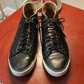 Coach Shoes | Coach Men’s Hi-Top Lace Up Black Sneaker Size 41.5 Or Us 8.5d | Color: Black/White | Size: 8.5