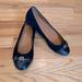 Coach Shoes | Coach Women’s Ballet Flats Suede Black With Leather Toe | Color: Black | Size: 6