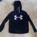 Under Armour Tops | Cowl Neck Under Armour Hoodie | Color: Black/Gray | Size: M
