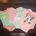 Disney One Pieces | Disney Girls Baby Onesie Bundle | Color: Blue/Pink | Size: 0-3mb