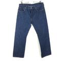 Levi's Jeans | Levis 501 Straight Leg Fit Button Fly Denim Blue Jeans Pants Mens 36 X 30 Basic | Color: Blue | Size: 36
