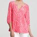 Lilly Pulitzer Tops | Lilly Pulitzer Show Your Stripes Moxy Silk Blouse | Color: Pink/White | Size: S