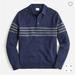 J. Crew Sweaters | J. Crew Rugged Merino Wool Blue Sweater Size Xxl | Color: Blue | Size: Xxl