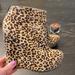 Anthropologie Shoes | Anthropologie Matiko | Animal Print Leopard Platform Hidden Wedge Ankle Boot 7 | Color: Brown/Tan | Size: 7