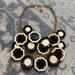 Kate Spade Jewelry | Kate Spade Black And Cream Enamel And Gold Necklace | Color: Black/Cream | Size: Os