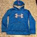 Under Armour Shirts & Tops | Boys Under Armour Hoodie. Size M | Color: Blue/Gray | Size: Mb