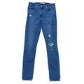 Levi's Jeans | Levi’s Women 711 Skinny Jean 26 Distressed Blue Denim 26x30 Casual | Color: Blue | Size: 26