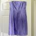 J. Crew Dresses | J Crew Strapless Embossed Dress In Purple | Color: Purple | Size: 8