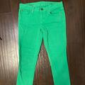 J. Crew Pants & Jumpsuits | J Crew Green Jean. 29 Ankle Tall Toothpick | Color: Green | Size: 29