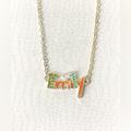 Disney Accessories | Disney Accessories Name Emily Pendant Necklace | Color: Red/Silver | Size: Os