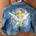 Disney Jackets & Coats | Disney Tinker Bell Jean Jacket Youth | Color: Blue/Green | Size: Lg