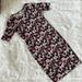 Lularoe Dresses | Lularoe Slinky Julia Dress Small **New W Tags** | Color: Black/Pink | Size: S