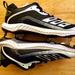 Adidas Shoes | Adidas Icon 6 Bounce Ecp Black & White Metal Baseball Cleats Sz 10 New Eh2378 | Color: Black | Size: 10