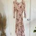 Anthropologie Dresses | Anthropologie Rahi Cali Size S Pink Floral Sheer Maxi Dress Sleeveless Cover Up | Color: Pink | Size: S